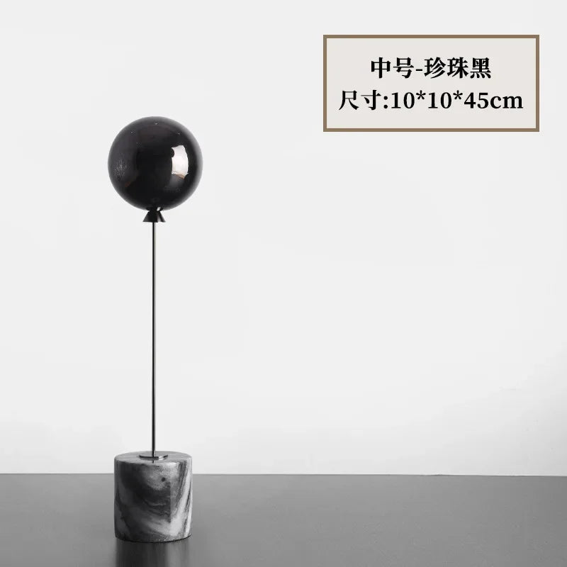 Marble Base Statue - Gold Balloon Sculpture, product packaging - House Of Avana