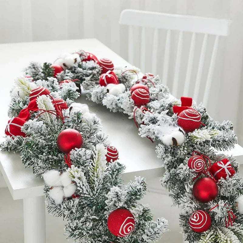 1pc Large Artificial Wreath Centerpiece with Pine Leaves & Golden Accents - Elegant Winter Holiday Decor for Dining Table, Fireplace, or Window - Handmade Plastic, Candle Holder & Wall Hanging Decoration, Christmas Decoration House Of Avana