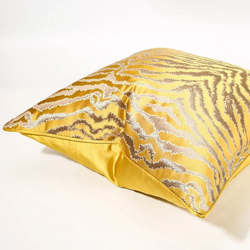 Golden American Decoration Cushion Cover for Sofa Throw Nordic Pillowcase for Bed Fall and Winter Decor... - House Of Avana