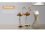 Northeuins Resin Golden Flamingo Figurines for Interior Luxury Animal Ornament Home Office Desktop Decor... - House Of Avana