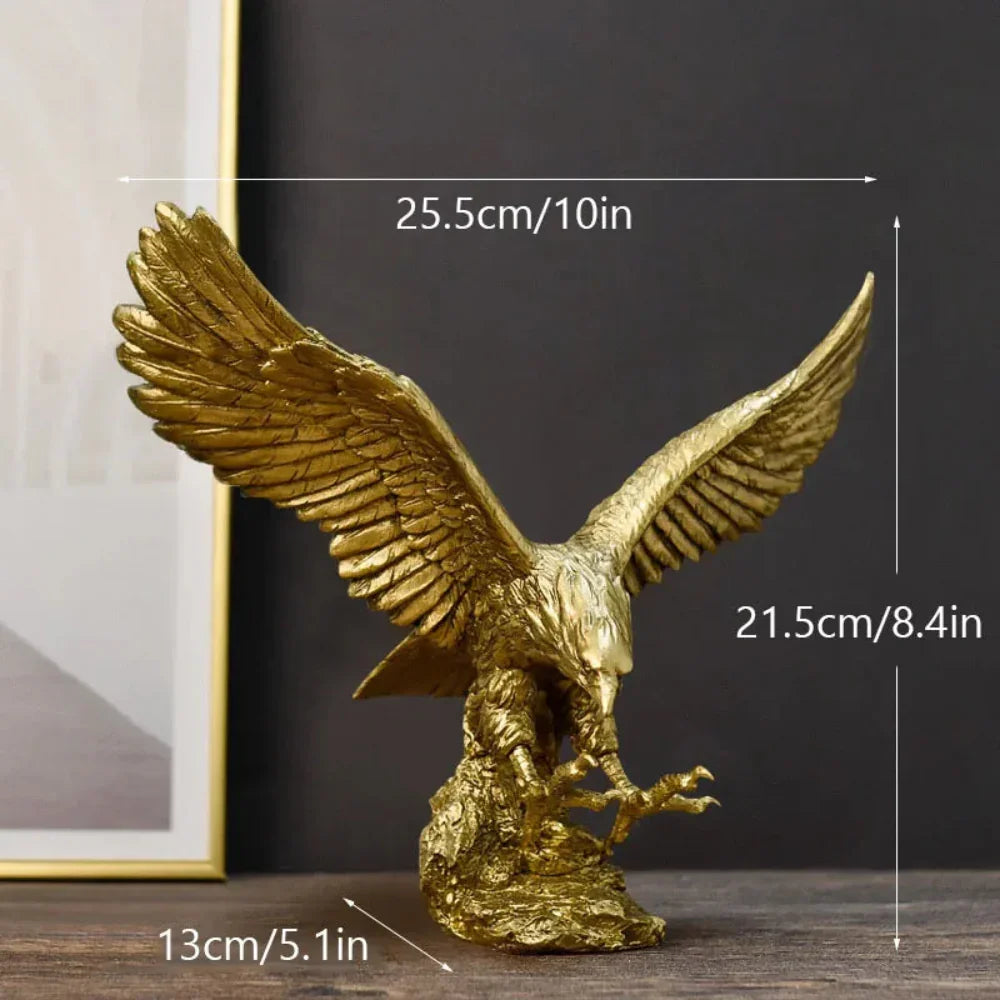 Golden Eagle Statue - House Of Avana
