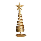 3pcs Scandinavian Vintage Golden Metal Christmas Trees - Mini Star Tabletop Decor, Nordic Luxe Holiday Decor for Home, Office & Party ArranSynthetic Gemstoneents, Christmas Decoration, Christmas Table Decor, Christmas Centerp House Of Avana [[SKU:HOA-XMS-016]]