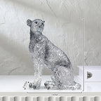 Animal Sculpture - Golden Leopard Ornament, alternate view - House Of Avana