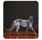 Animal Sculpture - Golden Leopard Ornament, alternate view - House Of Avana