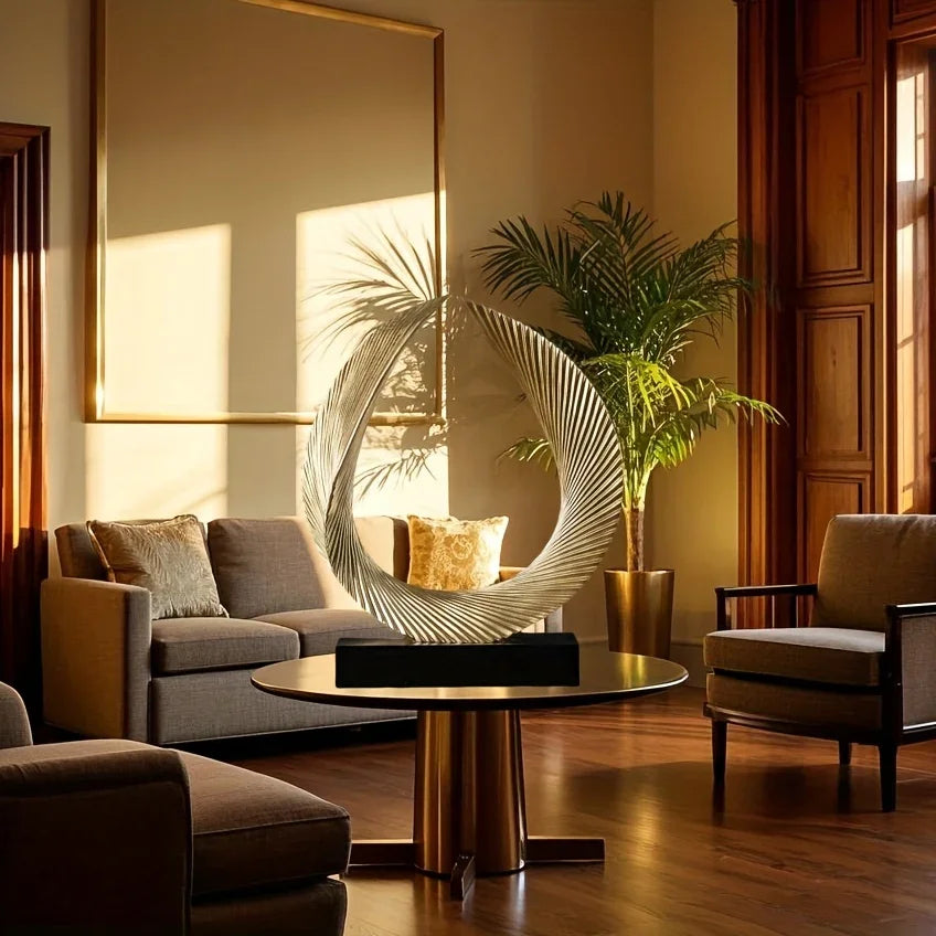 Elegant 'wings of Dreams' Resin Sculpture - Luxury Golden Wing Design for Home & Office Decor | Perfect... - House Of Avana