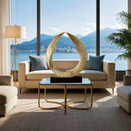 Elegant 'wings of Dreams' Resin Sculpture - Luxury Golden Wing Design for Home & Office Decor | Perfect... - House Of Avana