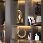 Elegant 'wings of Dreams' Resin Sculpture - Luxury Golden Wing Design for Home & Office Decor | Perfect... - House Of Avana