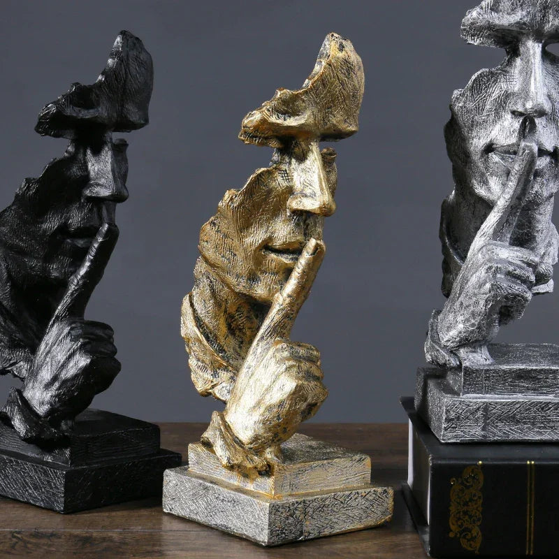 Nordic Sculpture - Golden Silent Design, detail shot - House Of Avana