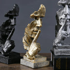 Nordic Sculpture - Golden Silent Design, detail shot - House Of Avana