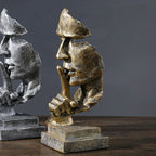 Nordic Sculpture - Golden Silent Design, lifestyle image - House Of Avana