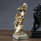 Nordic Sculpture - Golden Silent Design, side view - House Of Avana