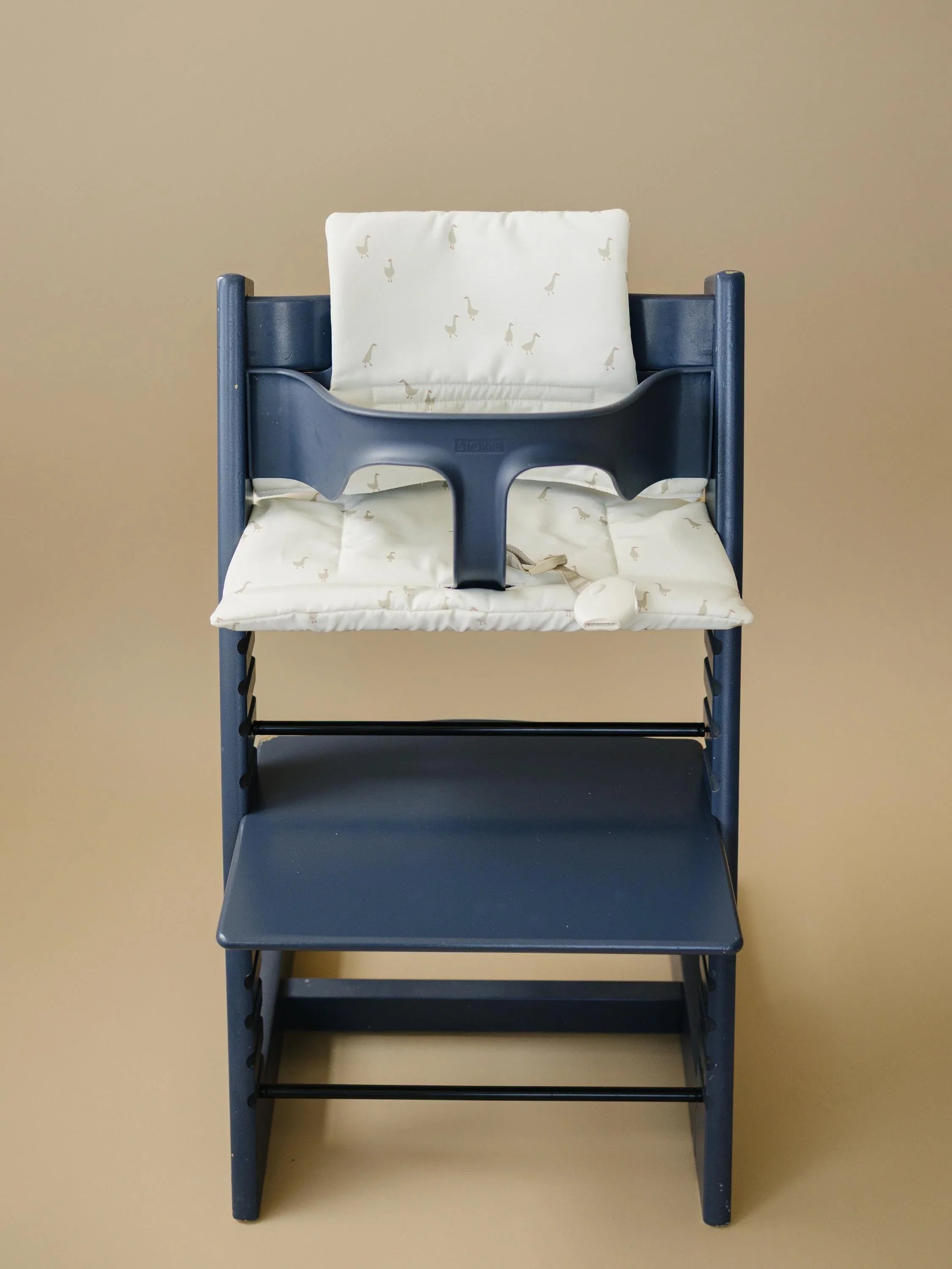 Goose Print Highchair Cushion for Stokke Tripp Trapp - Wipeable Cover