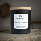 Nikki Duke Sea Salt + Vanilla 8 oz Premium Soy + Coconut Candle Nikki Duke