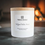 Nikki Duke Whipped White Mocha 8 oz Premium Soy + Coconut Candle Nikki Duke