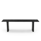 Grackle Solid Wood Dining Bench - Black