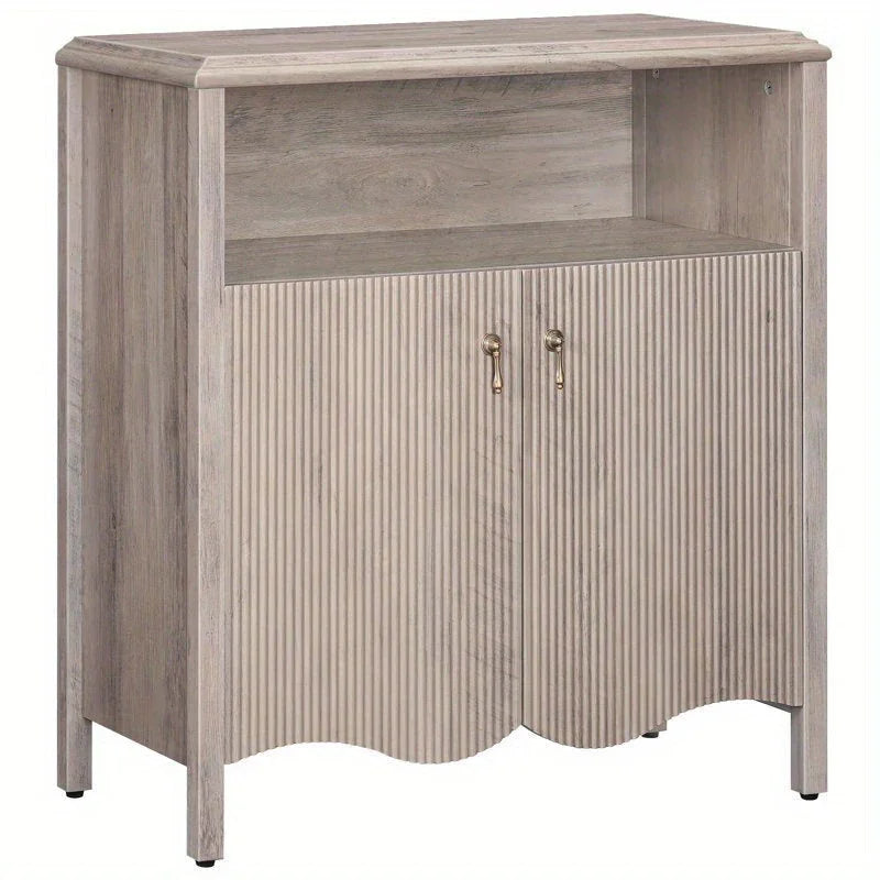 Gray, Console Table with Storage And Adjustable Shelves, Farmhouse Console Table with Storage, Sofa Table Behind The Sofa, Suitable for Entryway, Foyer, Hallway House Of Avana