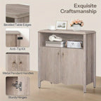 Gray, Console Table with Storage And Adjustable Shelves, Farmhouse Console Table with Storage, Sofa Table Behind The Sofa, Suitable for Entryway, Foyer, Hallway House Of Avana