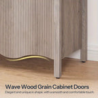 Gray, Console Table with Storage And Adjustable Shelves, Farmhouse Console Table with Storage, Sofa Table Behind The Sofa, Suitable for Entryway, Foyer, Hallway House Of Avana