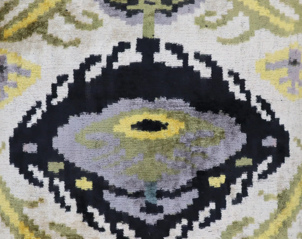 Canvello Handmade Gray Ivory Gold Velvet Throw Pillows - 20x20, product packaging - House Of Avana