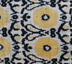 Canvello Handmade Gray Ivory Yellow Velvet Throw Pillows - 20x20, texture detail - House Of Avana