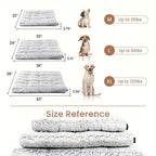 Blunique Dog Bed for Medium and Large Dogs, Gray Pet Beds Rectangle, High Quality Washable, Calming... - House Of Avana