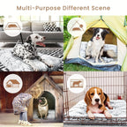 Blunique Dog Bed for Medium and Large Dogs, Gray Pet Beds Rectangle, High Quality Washable, Calming... - House Of Avana