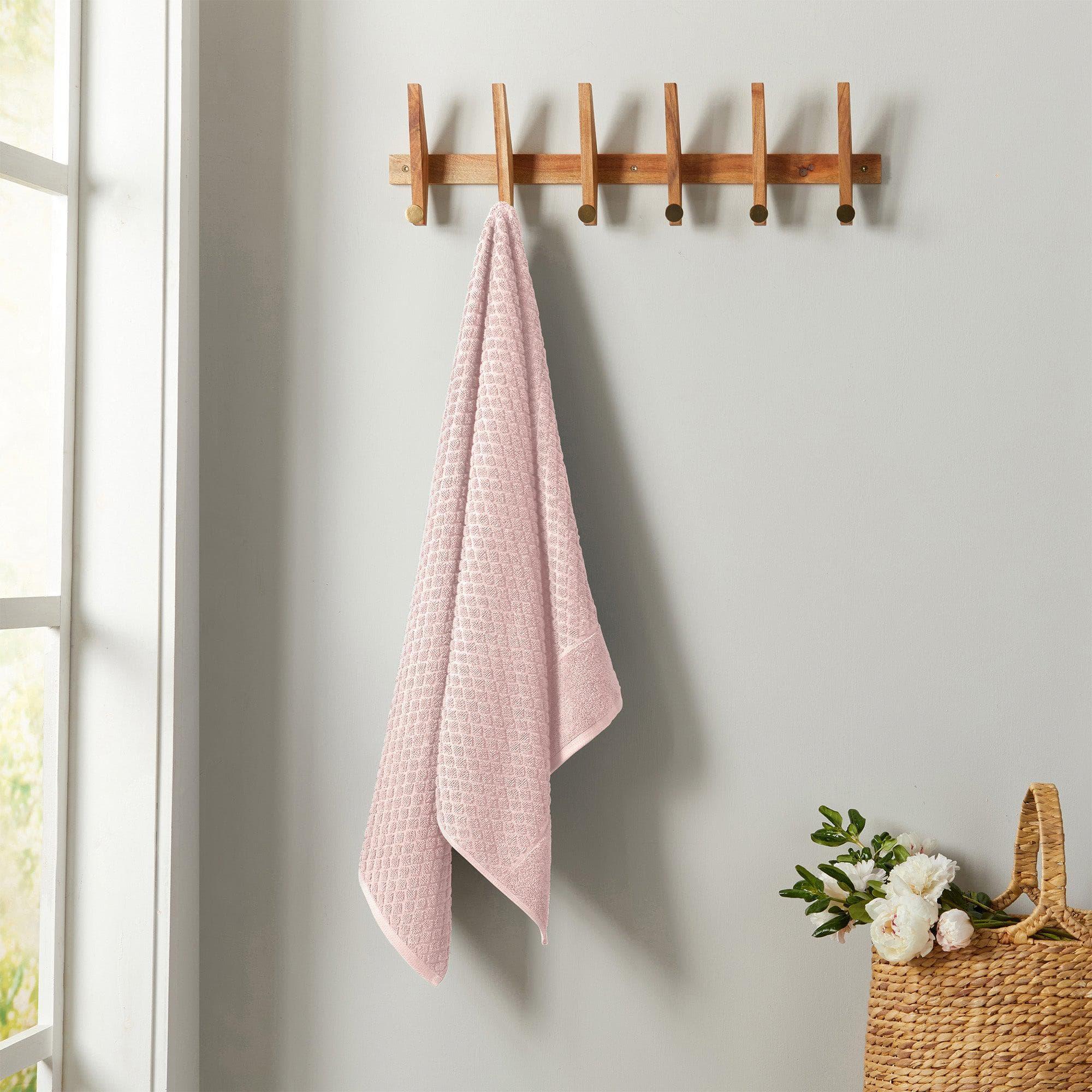 Cotton Diamond Waffle Weave Bath Towel Set - Grayson Collection Great Bay Home