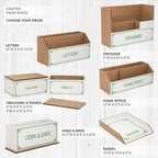 Green & White Desktop Organizer, Choose Your Style Decor Steals