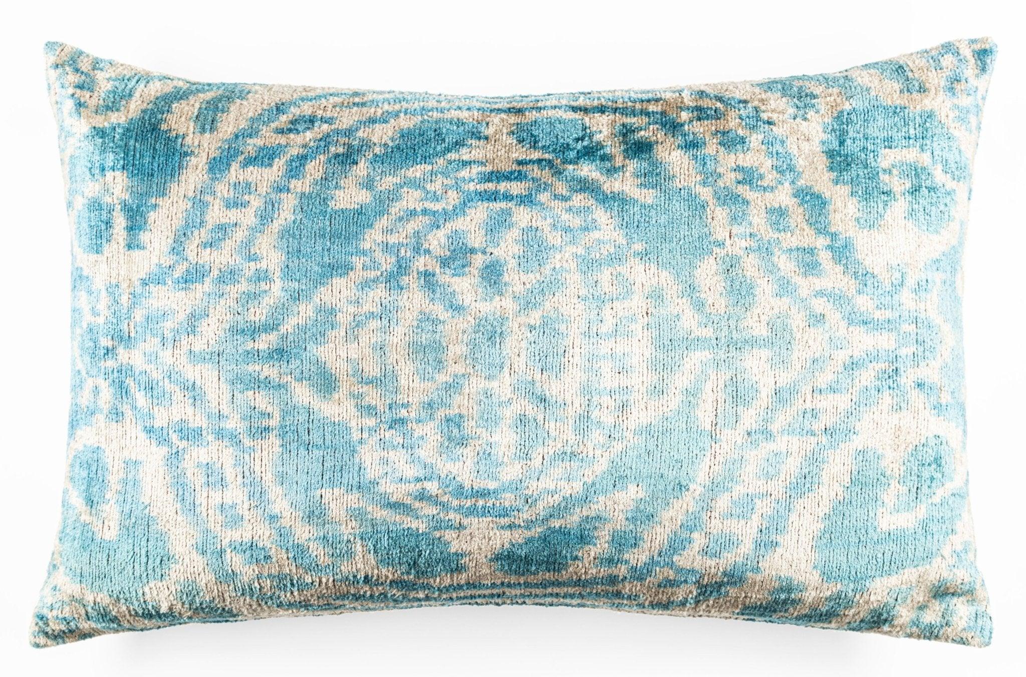 Canvello Organic Handmade Silk Velvet Pillow: 16x24 Inches with Premium Down Feather Insert - Luxury... - House Of Avana