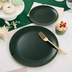 100pcs Golden Green Plastic Plate Cutlery Set - Christmas Decoration, Including 20 Dessert Plates, 20 Dinner Plates, 60 Silverware, Suitable for Weddings, Parties And Birthdays, Christmas Parties House Of Avana [[SKU:HOA-XMS-050]]