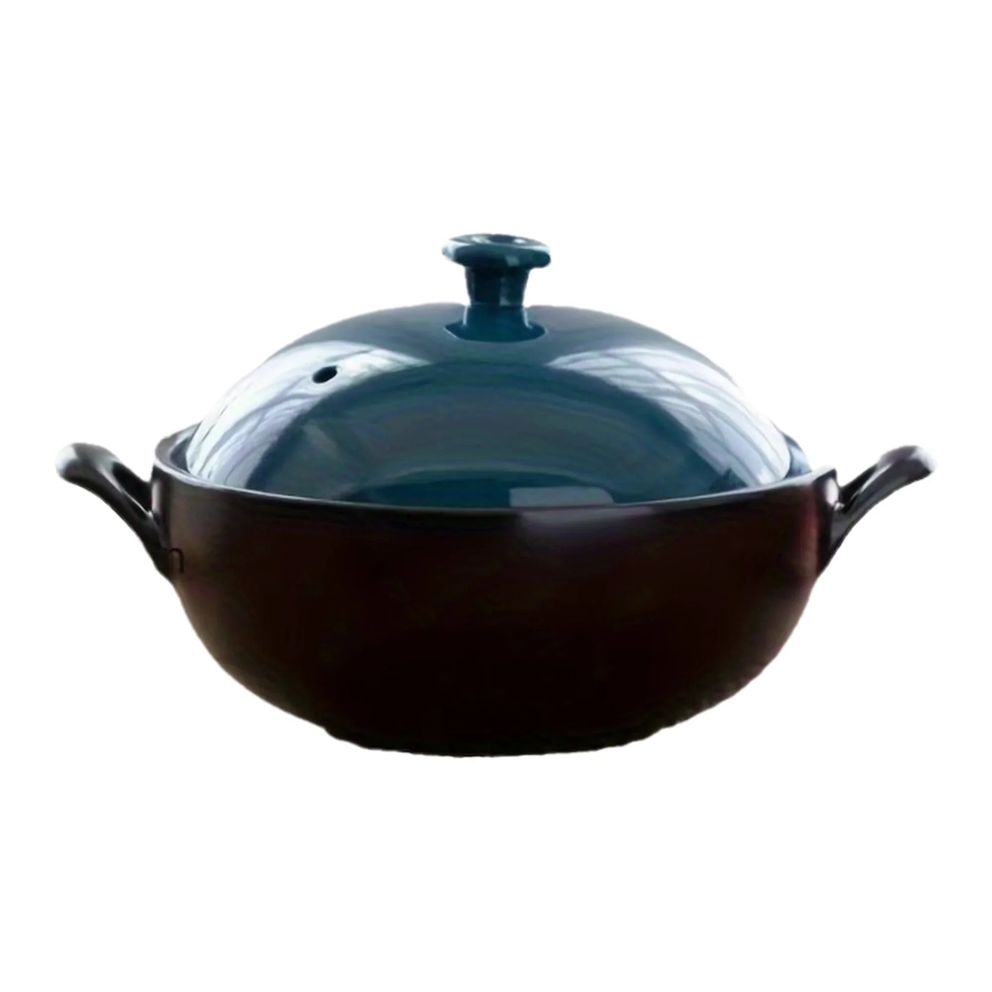 Green Ceramic Casserole with Lid - Reusable, Heat-resistant Pot for Kitchen & Outdoor Cooking, Perfect... - House Of Avana