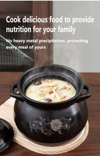 Blx Green Traditional Ceramic Stew Pot with Lid - High Temp Resistant, Non-stick, Easy Clean - Perfect... - House Of Avana