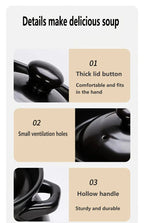 Blx Green Traditional Ceramic Stew Pot with Lid - High Temp Resistant, Non-stick, Easy Clean - Perfect... - House Of Avana