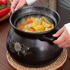 Blx Green Traditional Ceramic Stew Pot with Lid - High Temp Resistant, Non-stick, Easy Clean - Perfect... - House Of Avana