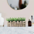 , Artificial Eucalyptus Potted Plant, Fake Green Plant with Wooden Pot for Spring Summer Gift Ideas,... - House Of Avana