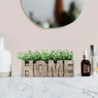 , Artificial Eucalyptus Potted Plant, Fake Green Plant with Wooden Pot for Spring Summer Gift Ideas,... - House Of Avana