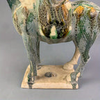 Vintage Green Glazed Ceramic Statue - House Of Avana