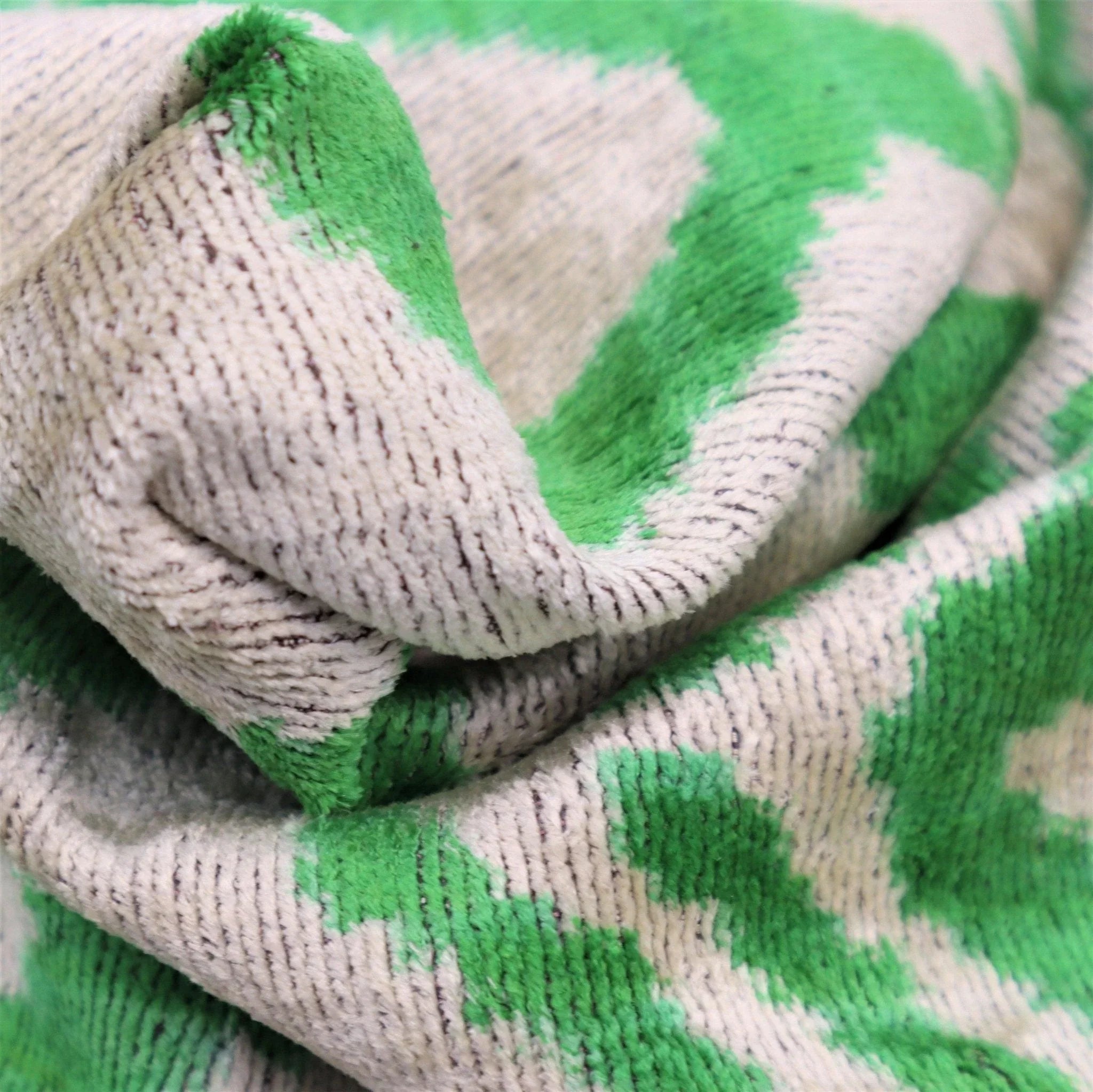 Canvello Handmade Green Velvet Throw Pillows - 16x24, angled view - House Of Avana