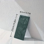 Elegant Marble Bathroom Tray - Luxury Vanity Organizer, Green Marble Texture, Polished Bathroom Decor,... - House Of Avana