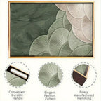 Elegant Serving Tray - Heat-resistant Up to Dining/table Protection, Green & White Layered Floral... - House Of Avana