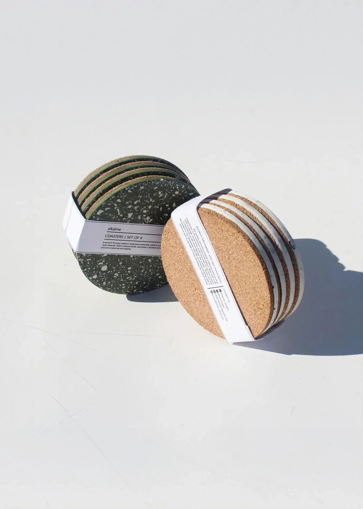 Neutral Terrazzo Coasters - Set of 4 Kanju Interiors
