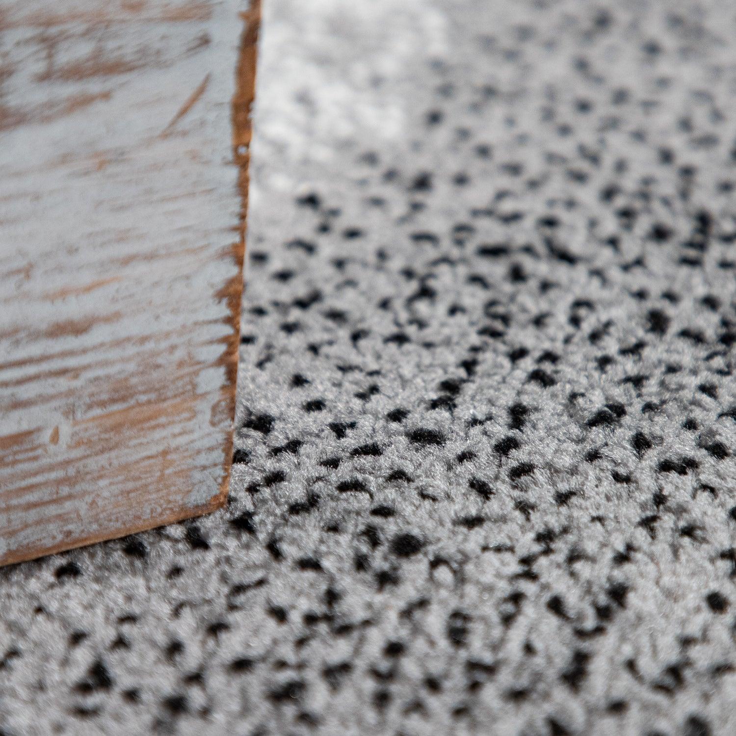 Grey Black Area Rug Mondial with Abstract Paint Effect RugYourHome