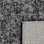 Grey Black Area Rug Mondial with Abstract Paint Effect RugYourHome