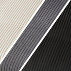 Upholstered Ottoman Chair - Tufted Grey Storage, top view - House Of Avana