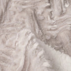 DaDalogy Bedding Lavender Grey Faux Fur Throw Blanket - Dreamy Geometric Embossed Sherpa Backside - Super Soft Warm Cozy Plush Fluffy DaDalogy Bedding Collection