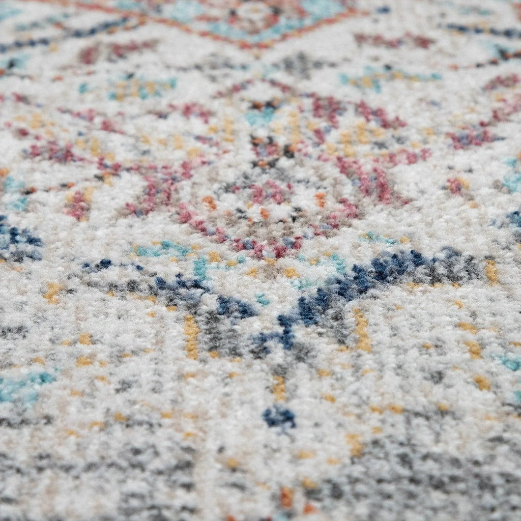 Grey Indoor & Outdoor Rug for Balcony Oriental Pattern, lifestyle image - House Of Avana