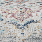 Grey Indoor & Outdoor Rug for Balcony Oriental Pattern, lifestyle image - House Of Avana