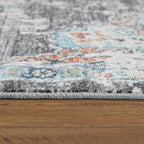 Grey Indoor & Outdoor Rug for Balcony Oriental Pattern RugYourHome