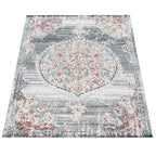 Grey Indoor & Outdoor Rug for Balcony Oriental Pattern RugYourHome