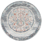 Grey Indoor & Outdoor Rug for Balcony Oriental Pattern RugYourHome